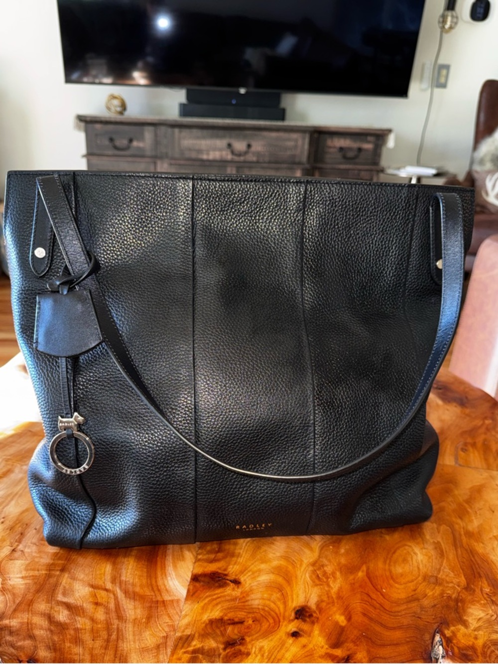 Radley London Eaton Mews Large Leather Ziptop Tote bag  very good condition - Picture 6 of 14